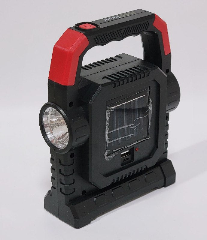 LUZ LED LINTERNA PORTATIL CON PANEL LED 2000LM, ILUMINACION MULTIANGULO, 3 MODOS DE LUZ, RESISTENCIA AL AGUA IPX4, RECARGABLE HYPERBEAM