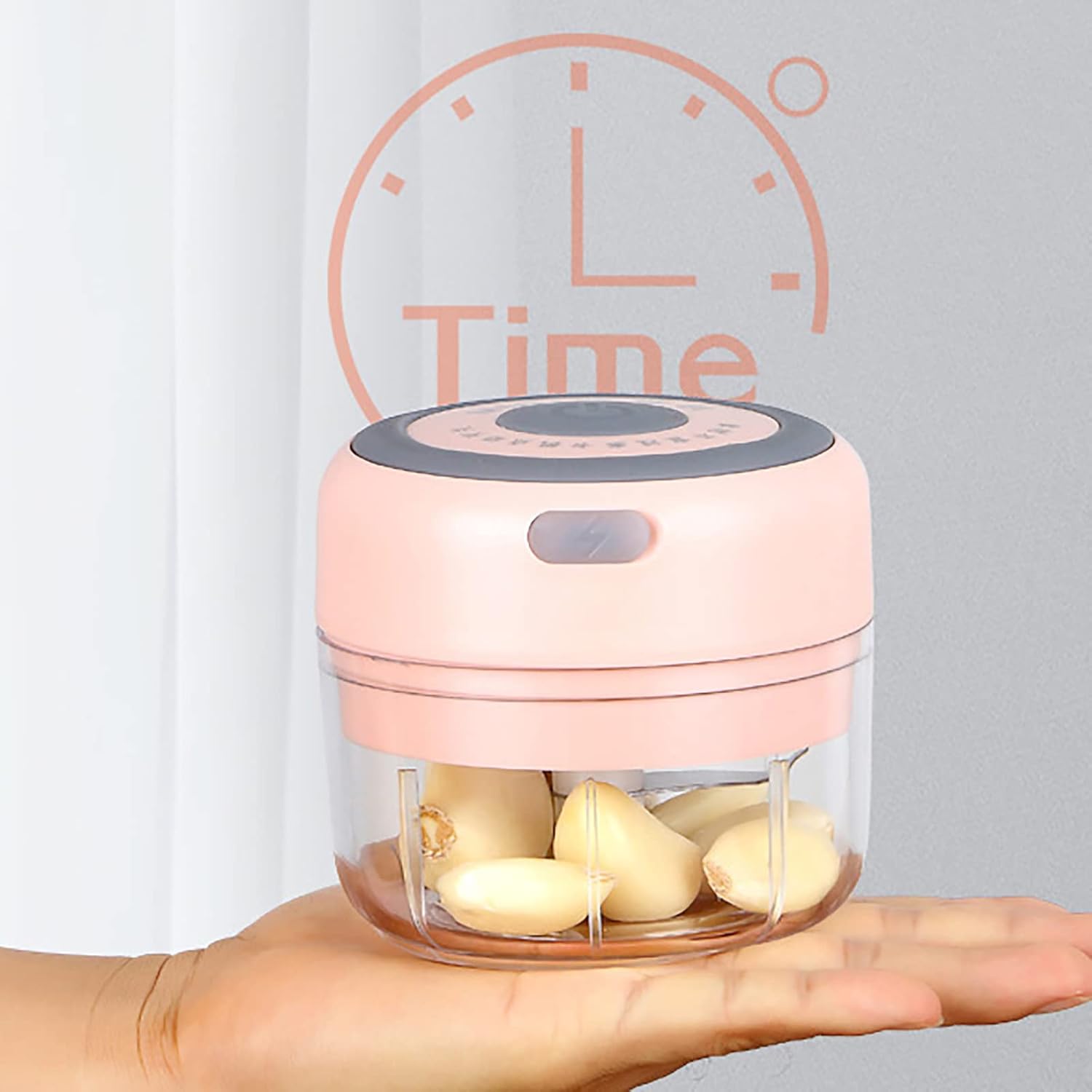 MAQUINA MINI CORTADORA Y PICADOR ELECTRICO DE ALIMENTOS PORTATIL CON CARGA USB