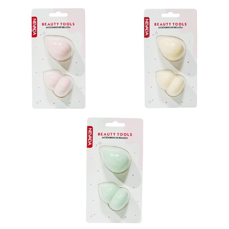 SET DE ESPONJAS DE MAQUILLAJE NEVADA
