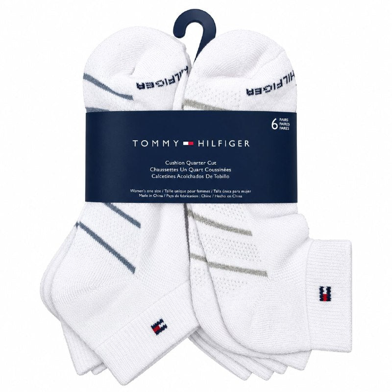 CALCETA TOBILLERA TOMMY HILFIGER PARA MUJER 6 PARES TALLA ÚNICA