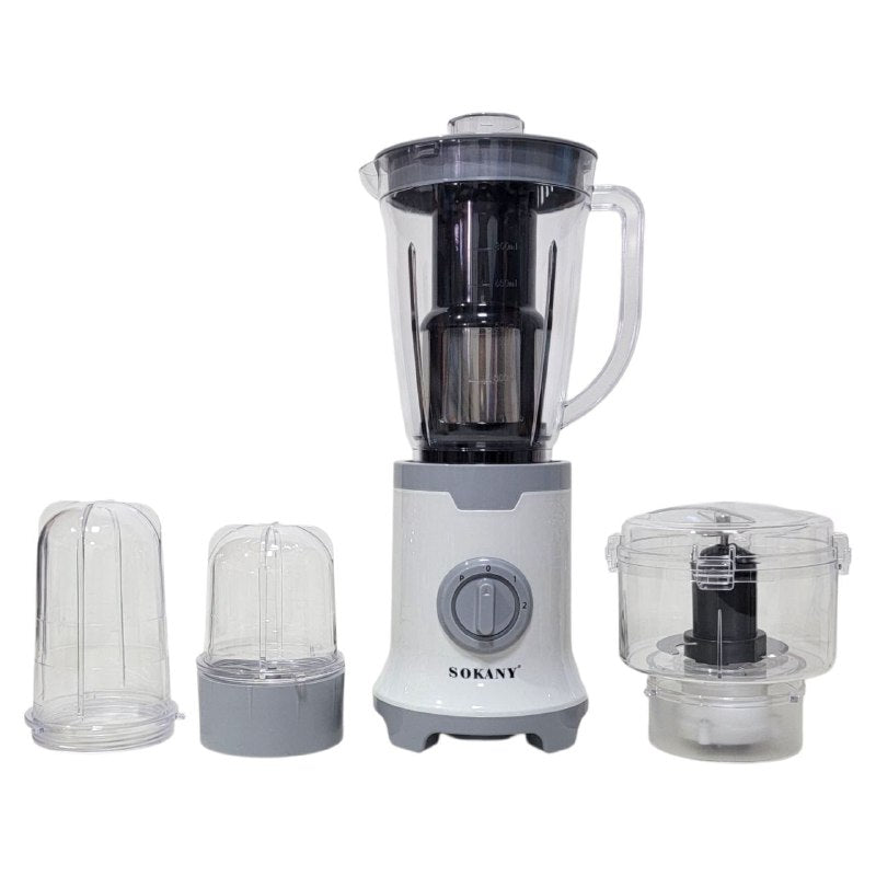 MAQUINA LICUADORA MULTIUSOS 4 EN 1 SK-03006 800W SOKANY