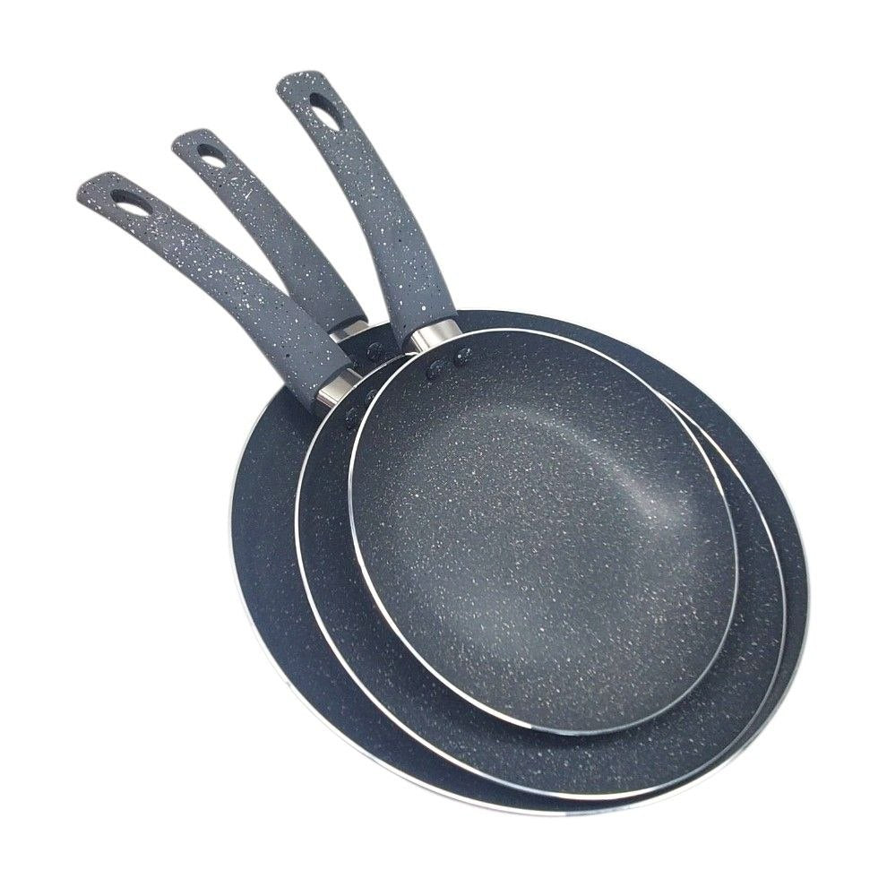 SET DE SARTENES DE ALUMINIO ANTIADHERENTES 3PCS EXCALIBUR