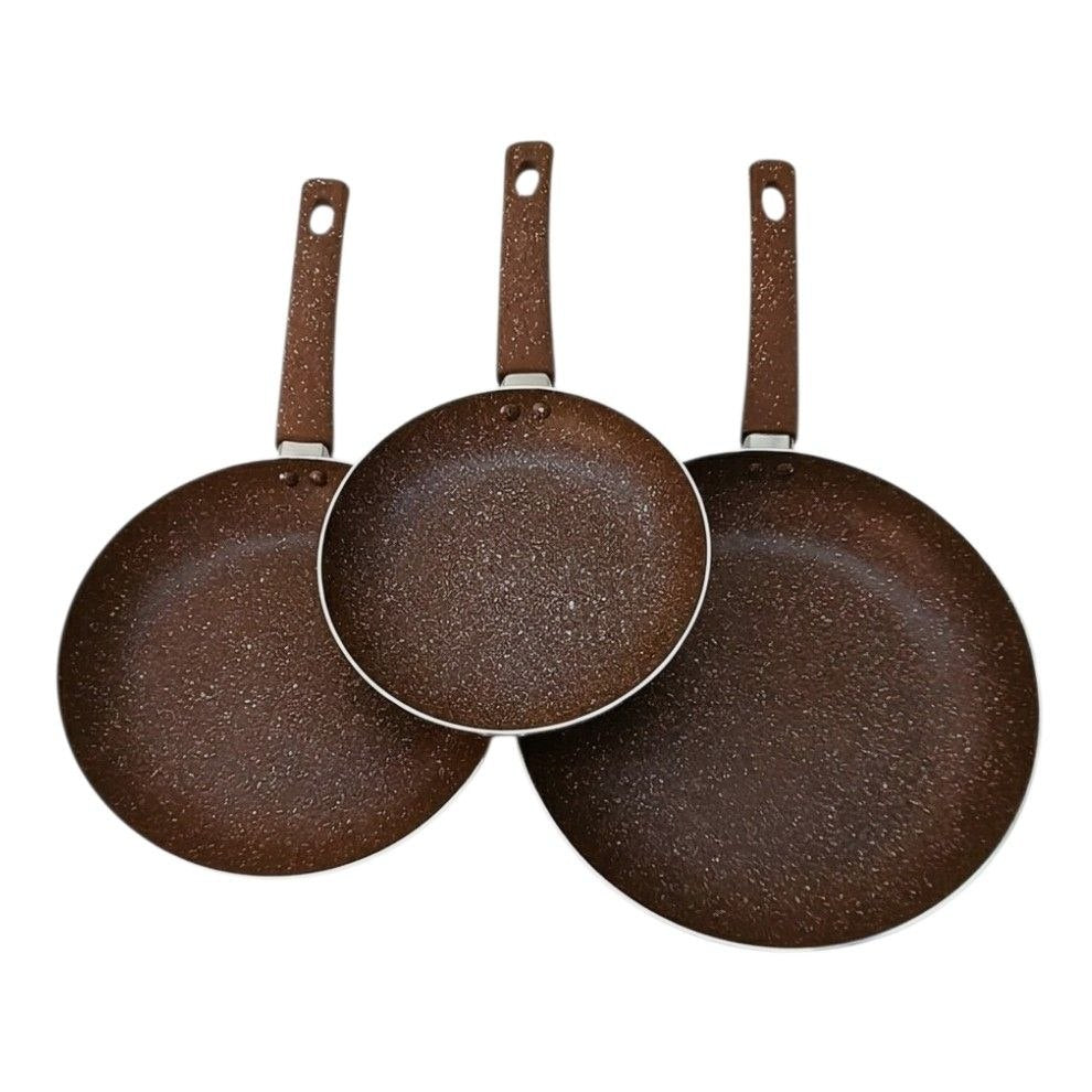 SET DE SARTENES DE ALUMINIO ANTIADHERENTES 3PCS EXCALIBUR