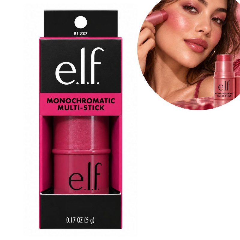 BARRA DE MAQUILLAJE MULTIUSOS CREMOSA 3 EN 1 PARA OJOS, LABIOS Y MEJILLAS ELF 5G