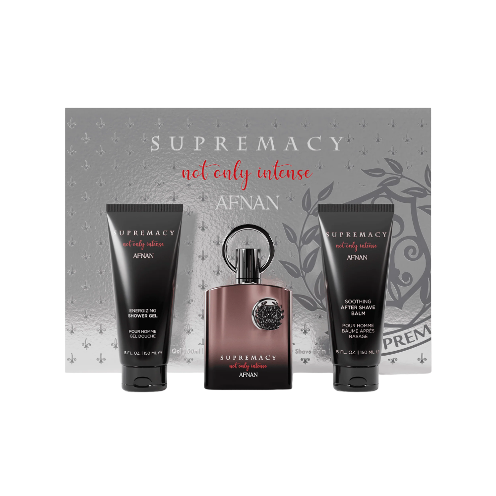 SET AFNAN SUPREMACY NOT ONLY INTENSE EXTRAIT DE PARFUM 100ML GEL DE DUCHA 150ML DESODORANTE 75G