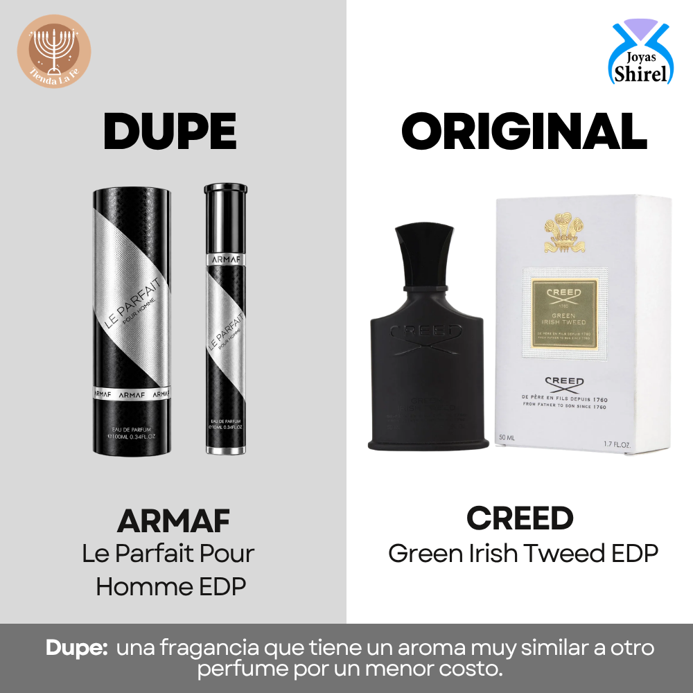 ARMAF LE PARFAIT POUR HOMME EDP 10ML (H) (DUPE CREED GREEN IRISH TWEED EDP)