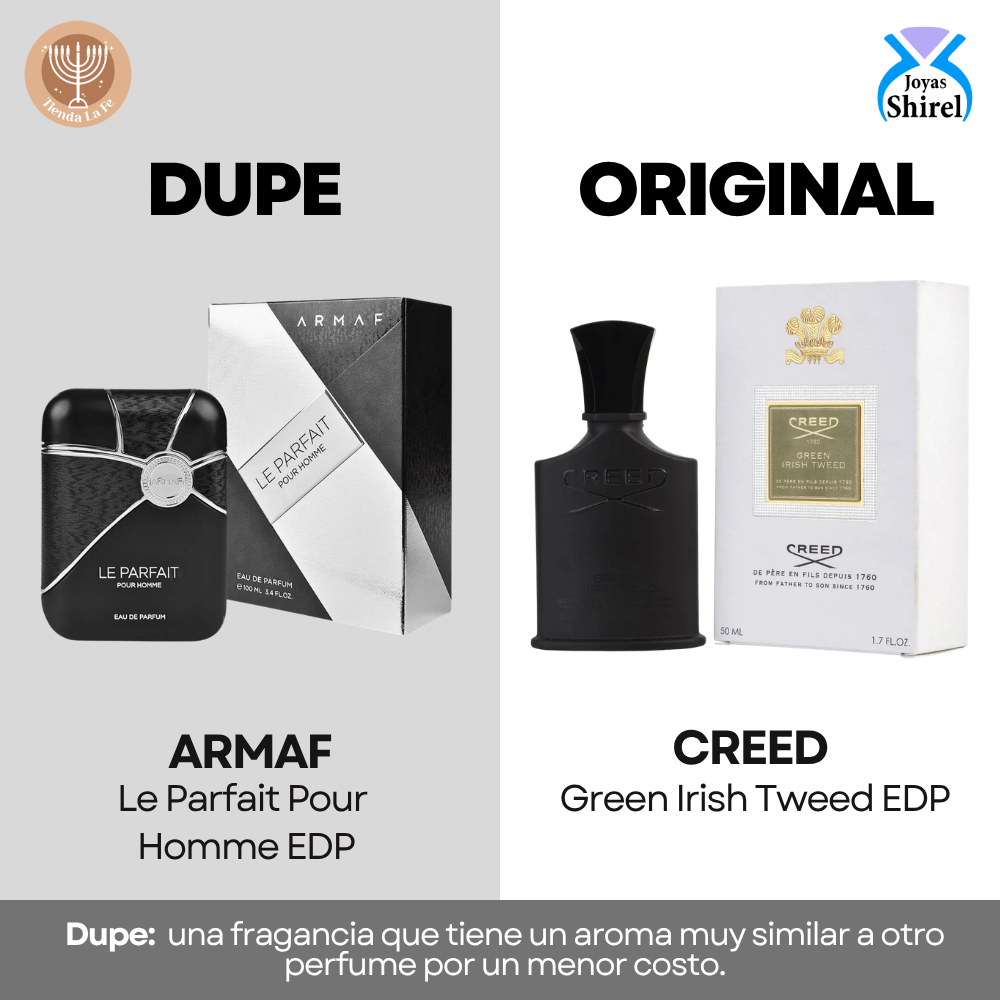 ARMAF LE PARFAIT POUR HOMME EDP 100ML (H) (DUPE CREED GREEN IRISH TWEED EDP)
