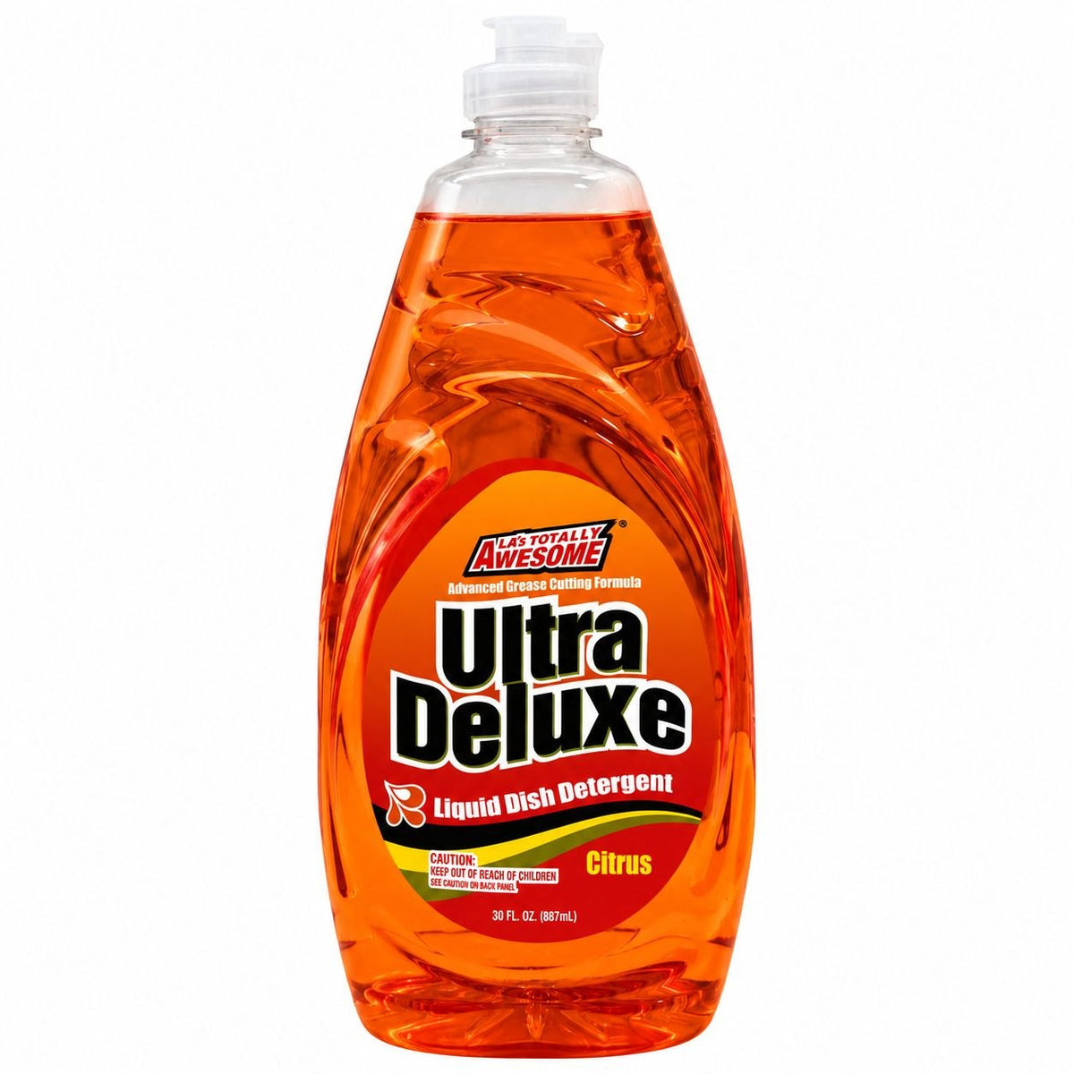 DETERGENTE LÍQUIDO PARA PLATOS ULTRA DELUXE CÍTRICOS LA'S TOTALLY AWESOME 887ML