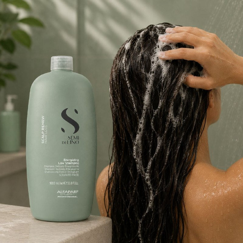 SHAMPOO REVITALIZANTE Y FORTIFICANTE ANTICAIDA SIN SULFATOS ALFAPARF 1000ML