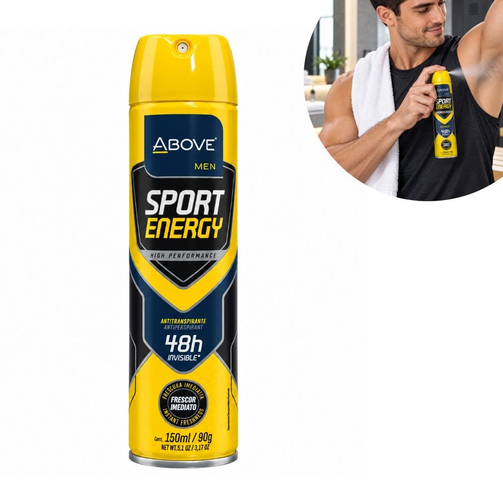 DESODORANTE ANTITRANSPIRANTE EN AEROSOL ABOVE MEN 150ML