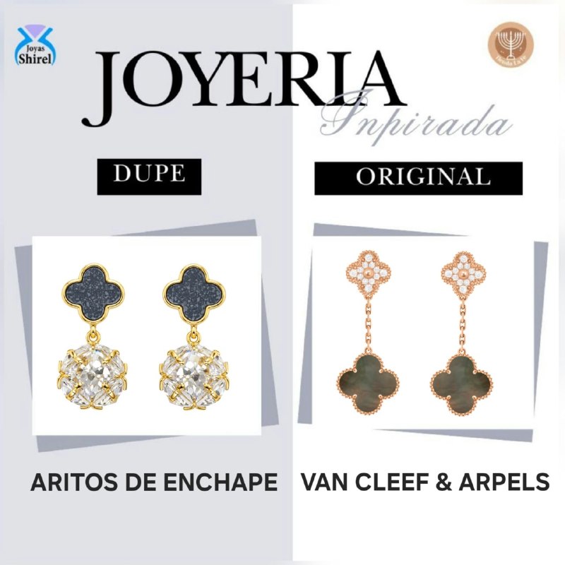 ARITOS DE ENCHAPE CON DISEÑO DE TRÉBOL VERDE CON CIRCONES 1.2CM