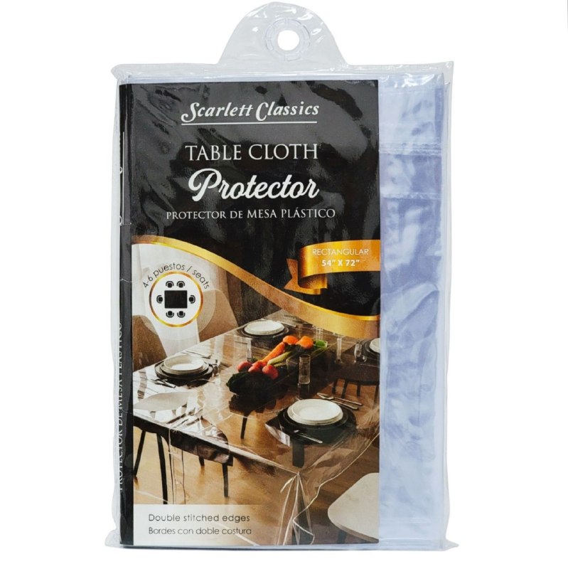 PROTECTOR DE MESA PLASTICO RECTANGULAR 132X178CM