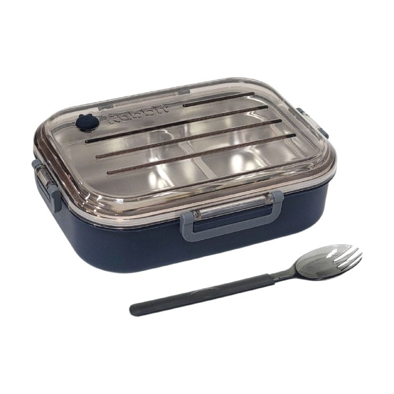RECIPIENTE PANA PARA ALIMENTOS CON BANDEJA DE ACERO INOXIDABLE Y DOBLE CAPA LOTUS 20X15X6CM