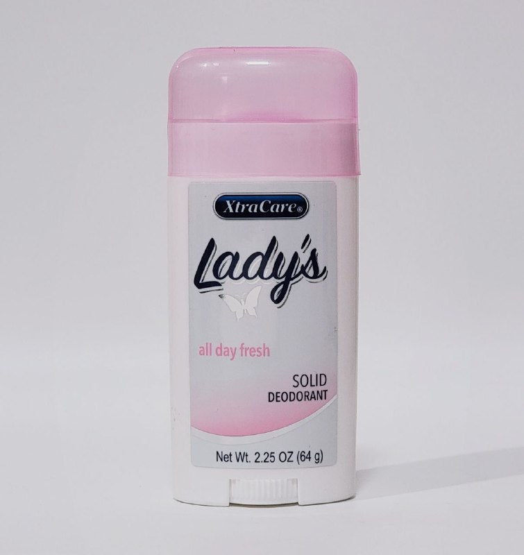 DESODORANTE EN BARRA PARA MUJERES SOLIDO ANTITRANSPIRANTE, REDUCE LA HUMEDAD Y TRANSPIRACION EN LAS AXILAS, PROTECCION DURADERA FRAGANCIA SHOWER FRESH XTRACARE 64G