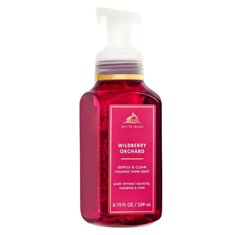 BATH & BODY WORKS JABON DE MANOS SUAVE Y LIMPIO WILDBERRY ORCHARD 259ML
