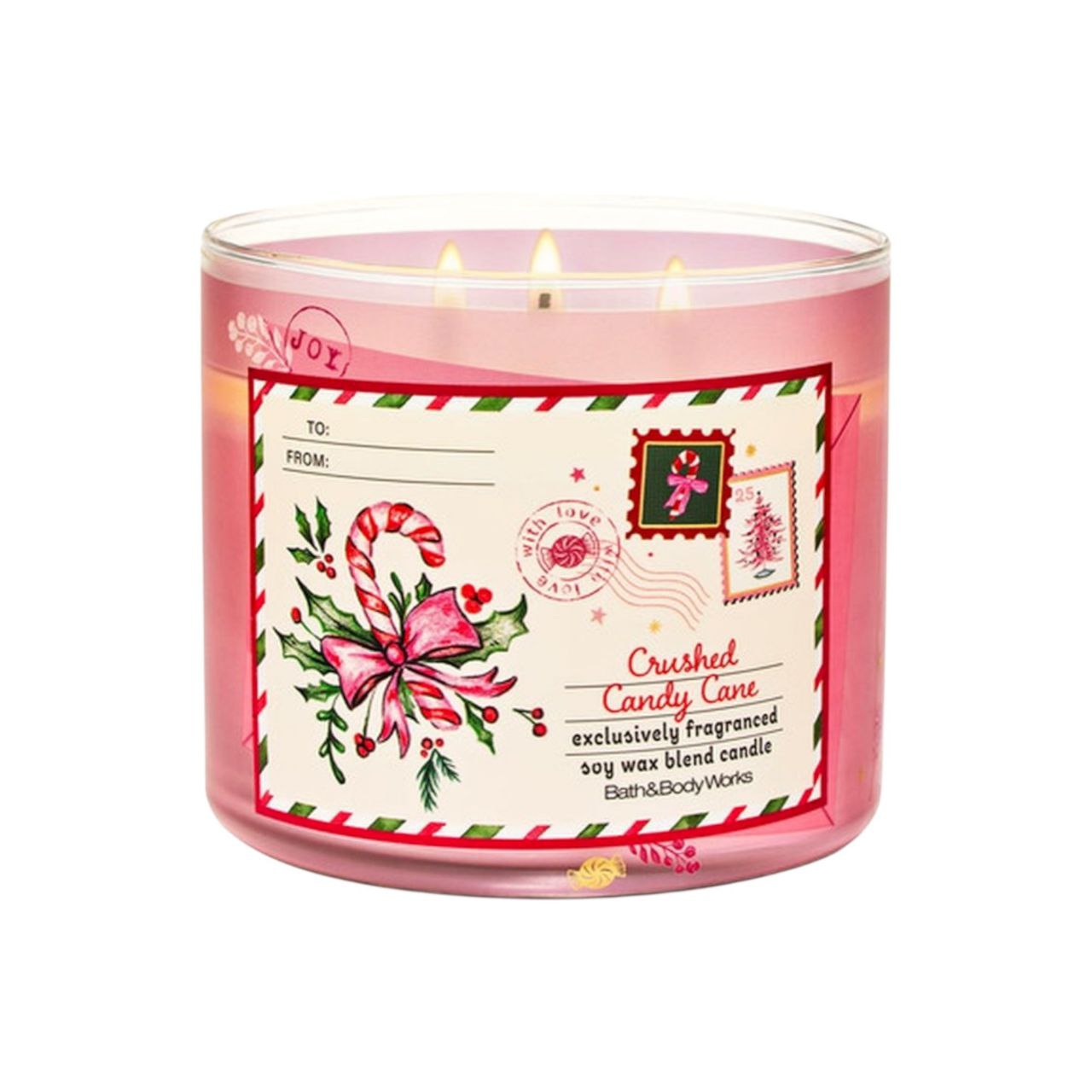 VELA AROMATICA BATH & BODY WORKS CRUSHED CANDY CANE 411G