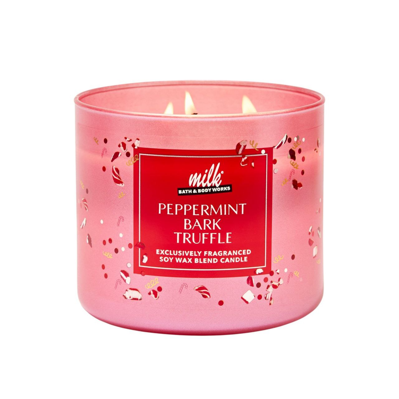 VELA AROMATICA BATH & BODY WORKS PEPPERMINT BARK TRUFFLE 411G