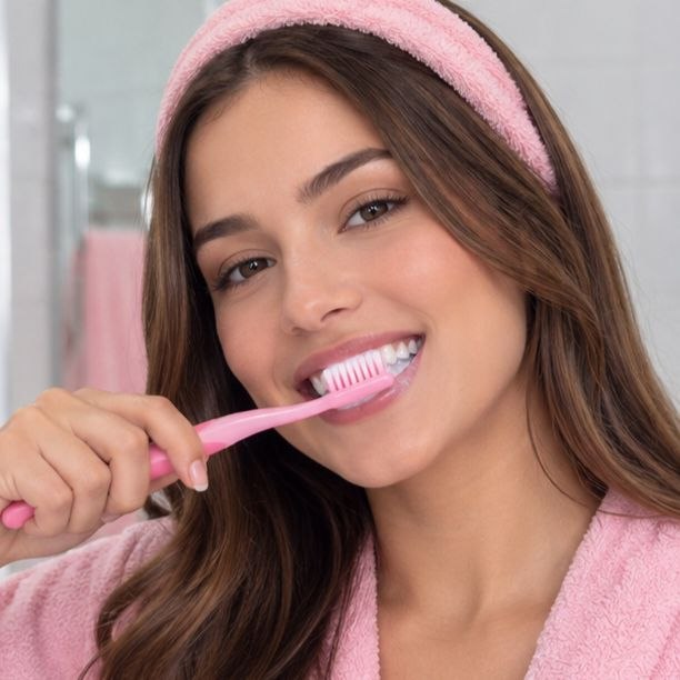 CEPILLO DE DIENTES DE LIMPIEZA PROFUNDA DE CERDAS MEDIANAS MATRIX 19CM