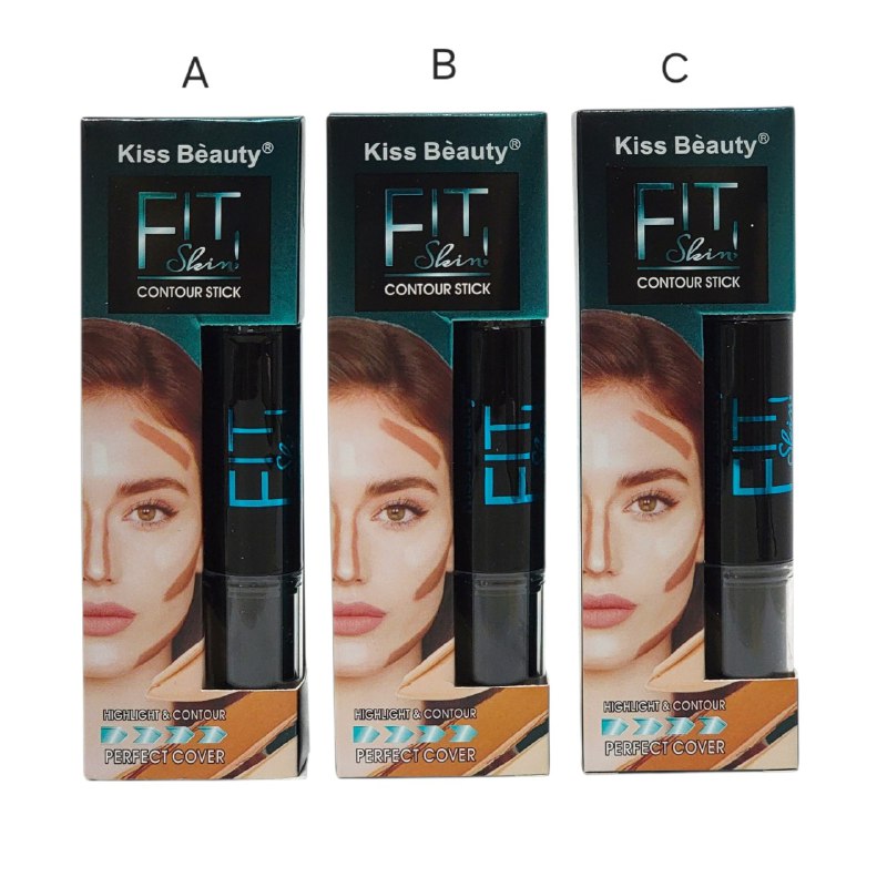 CONTORNO EN BARRA COBERTURA PERFECTA CON VITAMINA E KISS BEAUTY 7G (DUPE DE NYX)