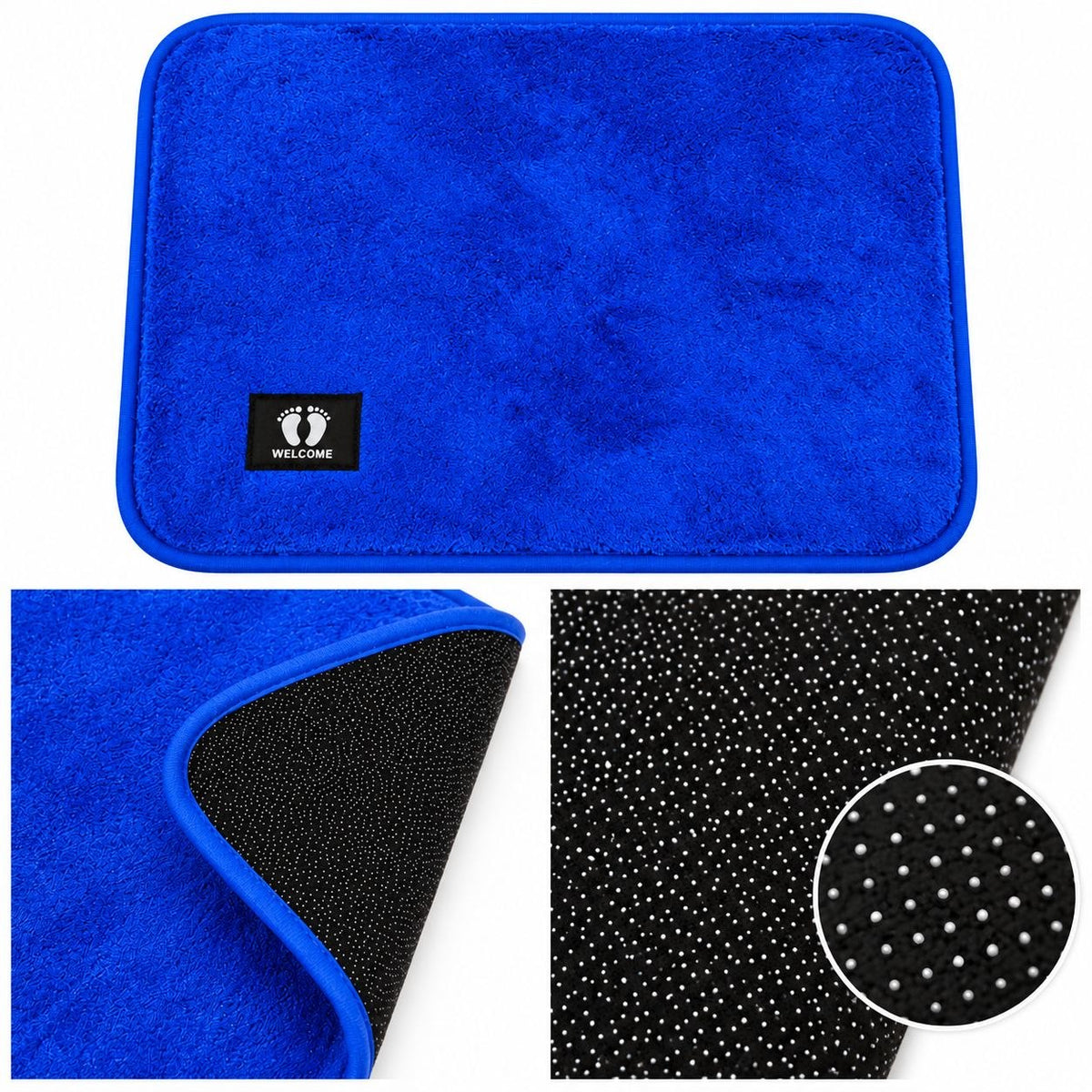 ALFOMBRA ANTIDESLIZANTE PARA BAÑO Y HOGAR BENELI HOME 58X38CM
