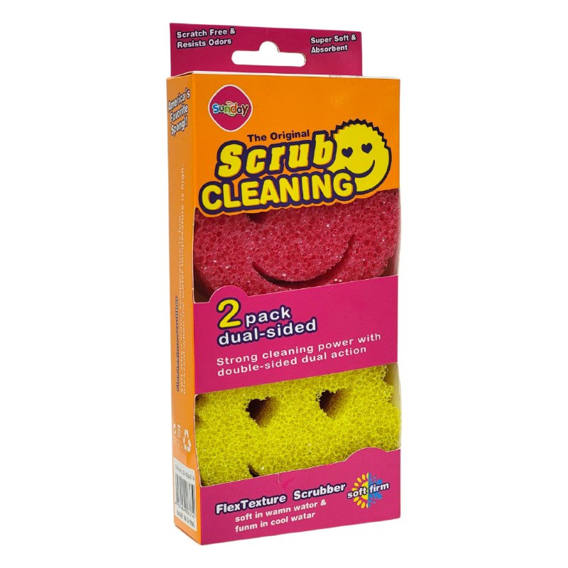 PASTE Y ESPONJA PARA LAVAR TRASTES DOBLE CARA POTENTE LIMPIEZA Y ACCION SUNDAY DUPE DE SCRUB MOMMY