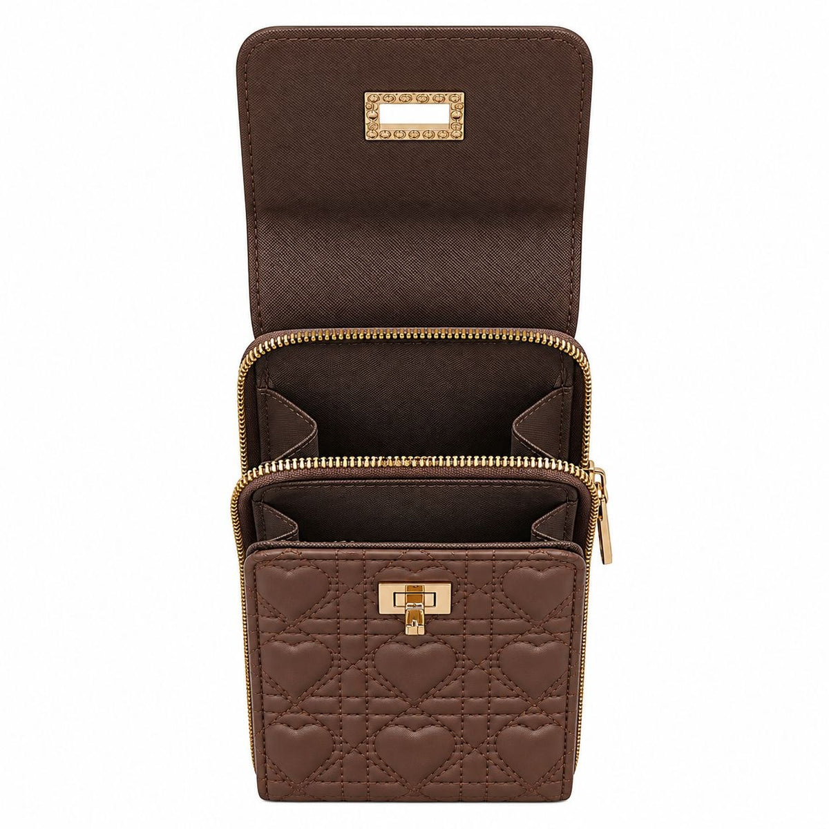 CARTERA PARA CELULAR Y ACCESORIOS CON CORREA AJUSTABLE SOFIAZUL 18X10CM