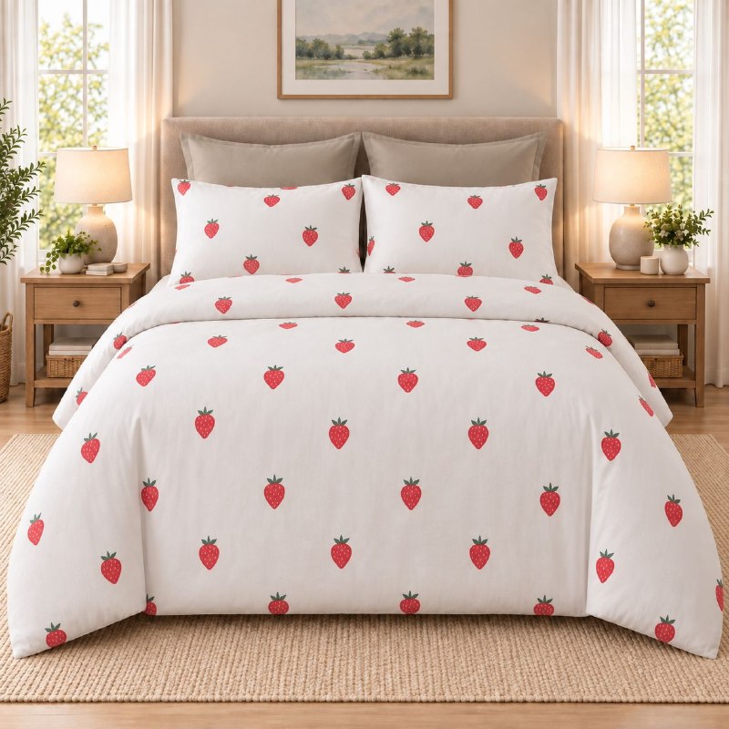 JUEGO DE EDREDON CUBRECAMA MATRIMONIAL DE 6 PIEZAS BENELI HOME