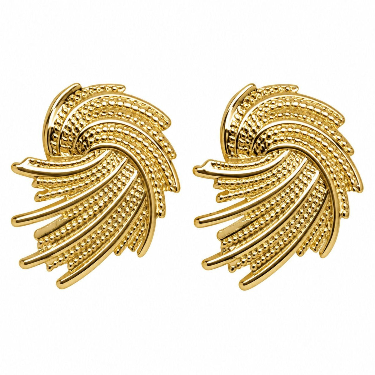 ARITOS DE ENCHAPE PARA DAMA 2CM