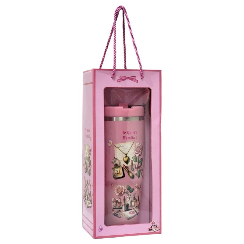 TERMO PORTATIL DE ALTA RESISTENCIA DE ACERO INOXIDABLE DEL DIA DE LAS MADRES BENELI HOME 600ML