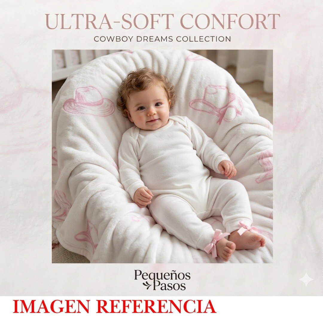 MANTA ULTRA SUAVE PARA BEBE 100X70CM