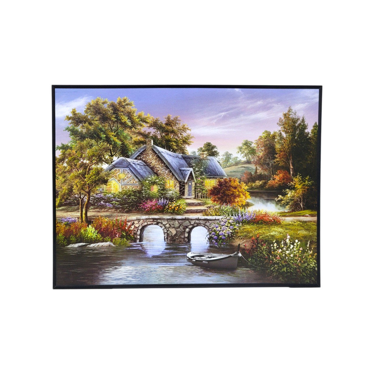 CUADRO DECORATIVO CON DISEÑO DE PAISAJE 43X57CM