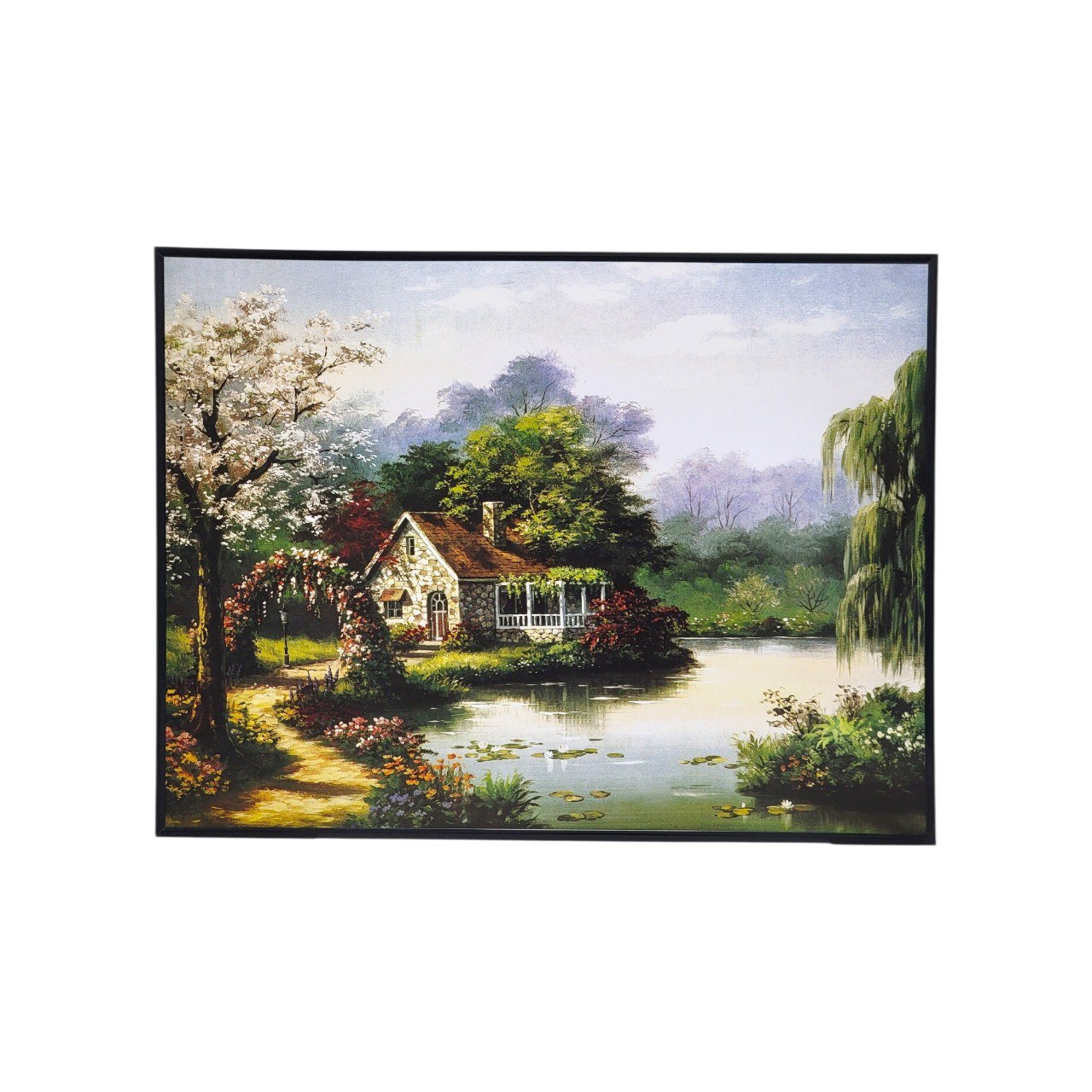 CUADRO DECORATIVO CON DISEÑO DE PAISAJE 43X57CM