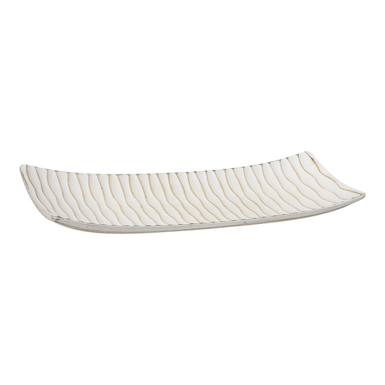 PLATO DE CARGA RECTANGULAR DE PRESENTACION DE PLASTICO 34X13CM
