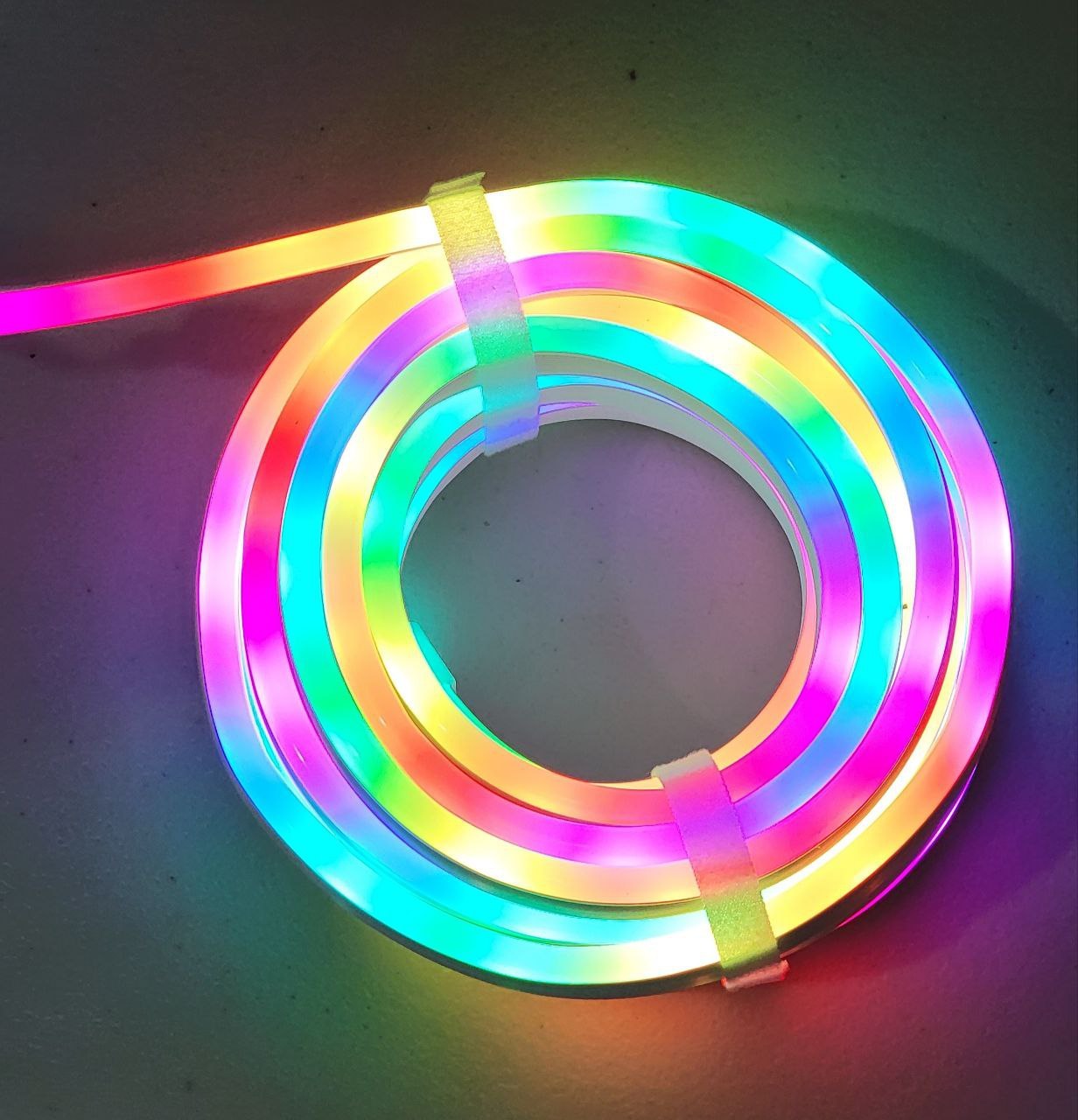 CUERDA DE LUZ NEON LED RGB INTELIGENTE CON CONTROL REMOTO 5M