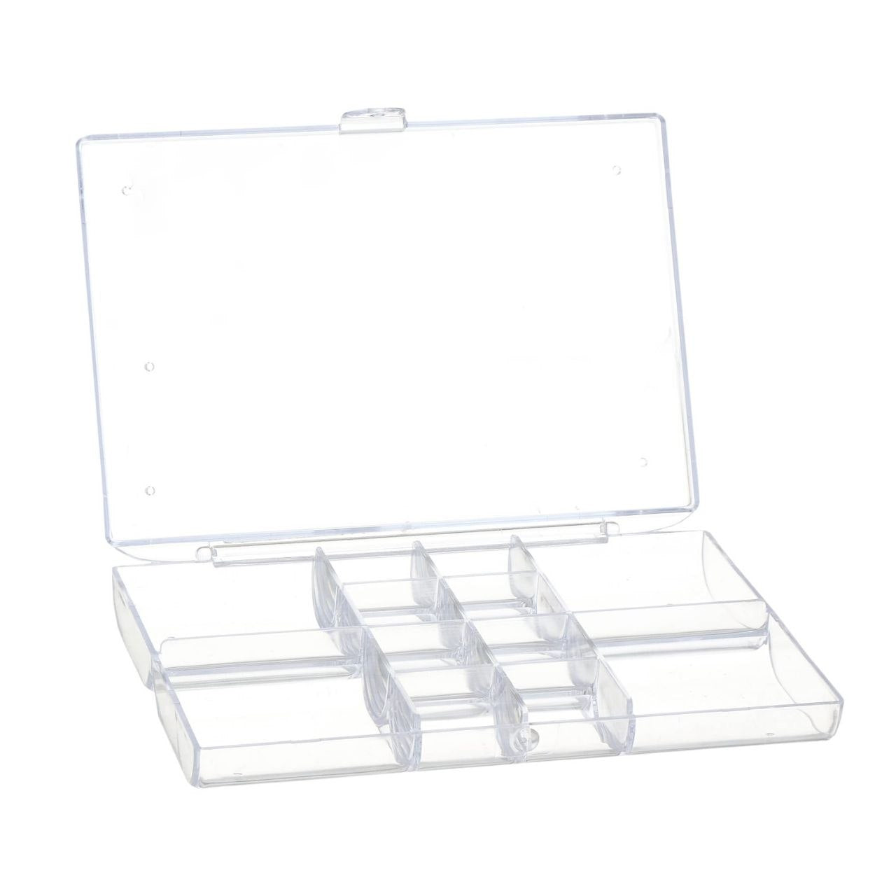 ORGANIZADOR DE JOYAS DE ACRILICO TRANSPARENTE 19X12CM