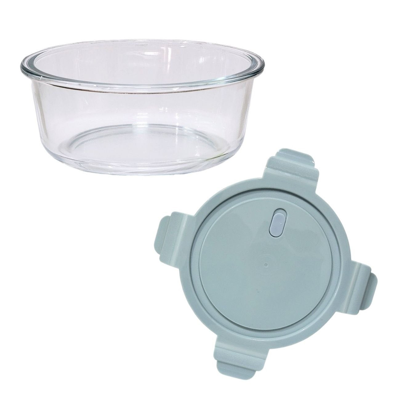 RECIPIENTE PANA PARA ALIMENTOS DE VIDRIO HERMETICO RED CHERRY 950ML