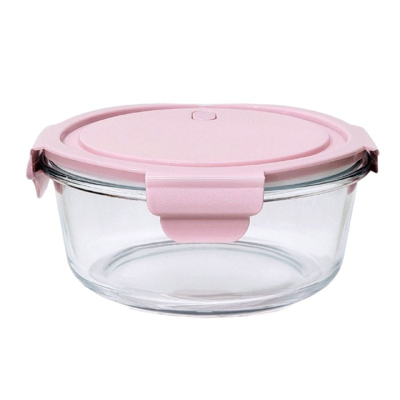 RECIPIENTE PANA PARA ALIMENTOS DE VIDRIO HERMETICO RED CHERRY 950ML