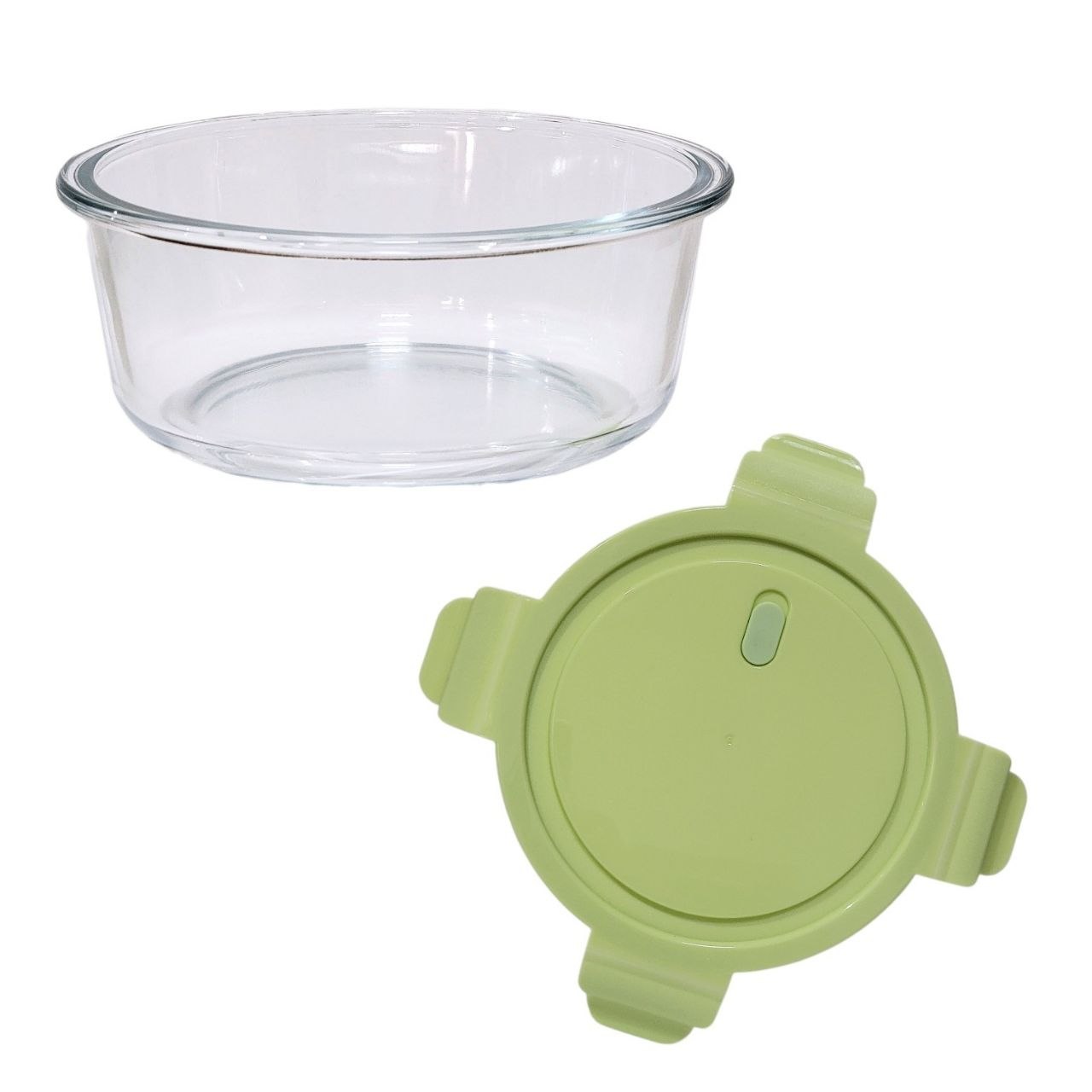 RECIPIENTE PANA PARA ALIMENTOS DE VIDRIO HERMETICO RED CHERRY 950ML