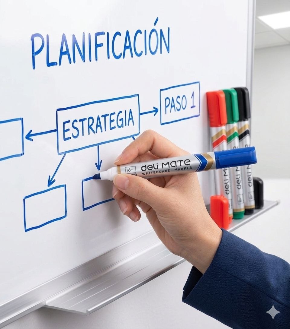 SET DE MARCADORES DE PIZARRA CON PUNTA DE ACRILICO 4UND DELI MATE