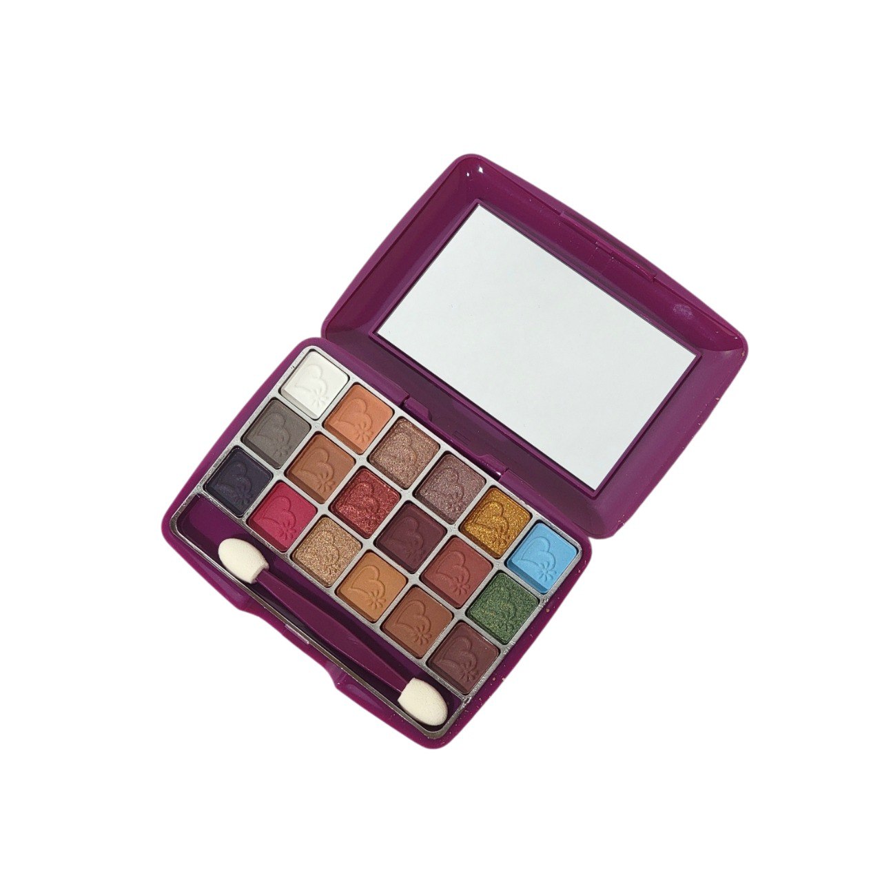 PALETA DE SOMBRAS DE OJOS CON EFECTO MATE 10 PALETAS DE 18 TONOS YH BEJA COSMETICS  6X10X14CM