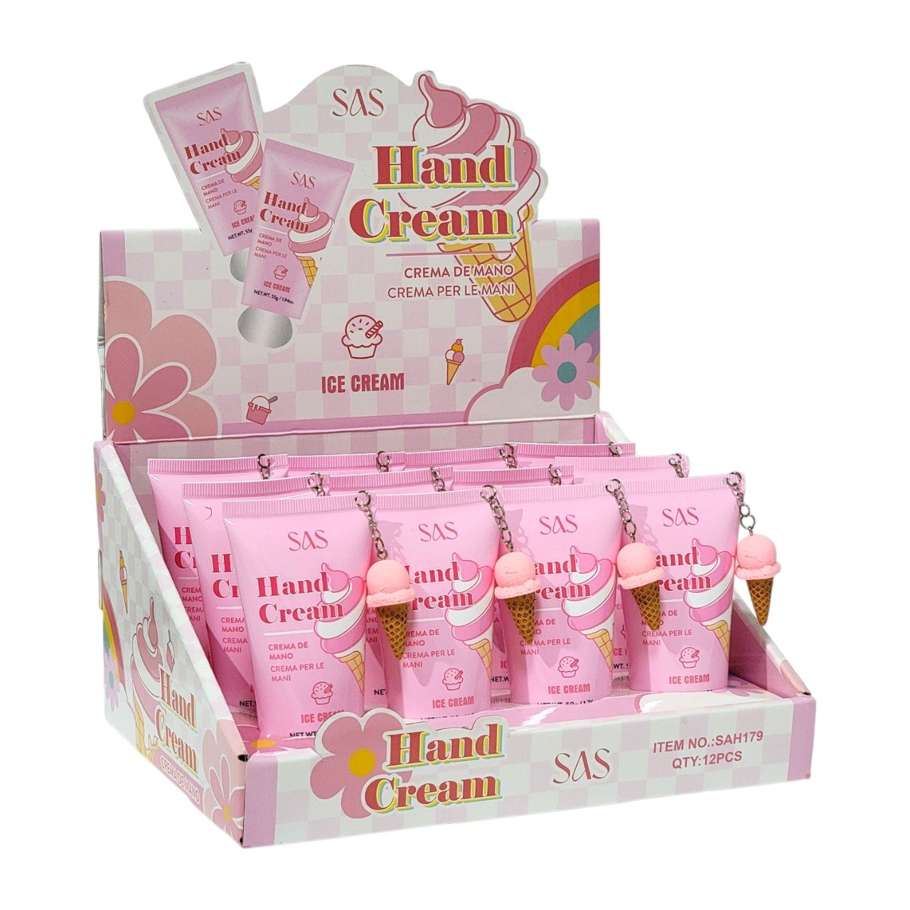 CREMA PARA MANOS HIDRANTANTE CON FRAGANCIA SAS 50G