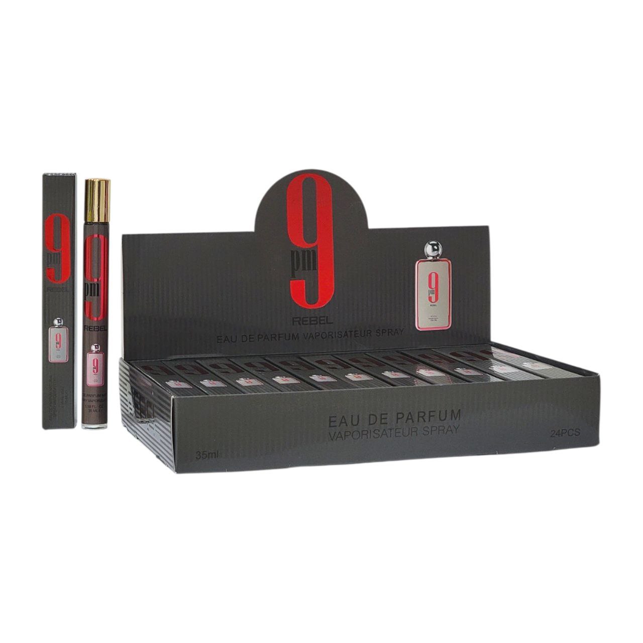 PERFUME EN TUBO 9PM REBEL EDP 35ML (H) (AROMA INSPIRADO EN AFNAN 9PM REBEL)