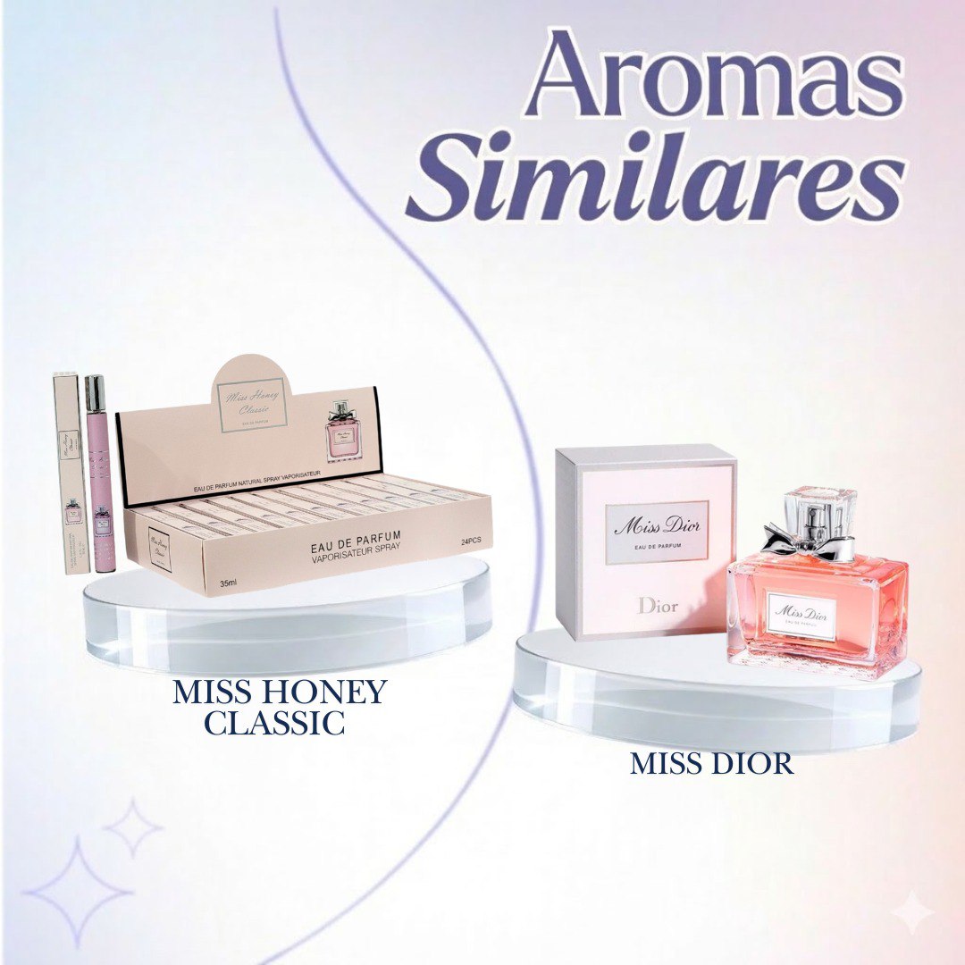 PERFUME EN TUBO MISS HONEY CLASSIC EDP 35ML (M) (AROMA INSPIRADO EN DIOR MISS DIOR)