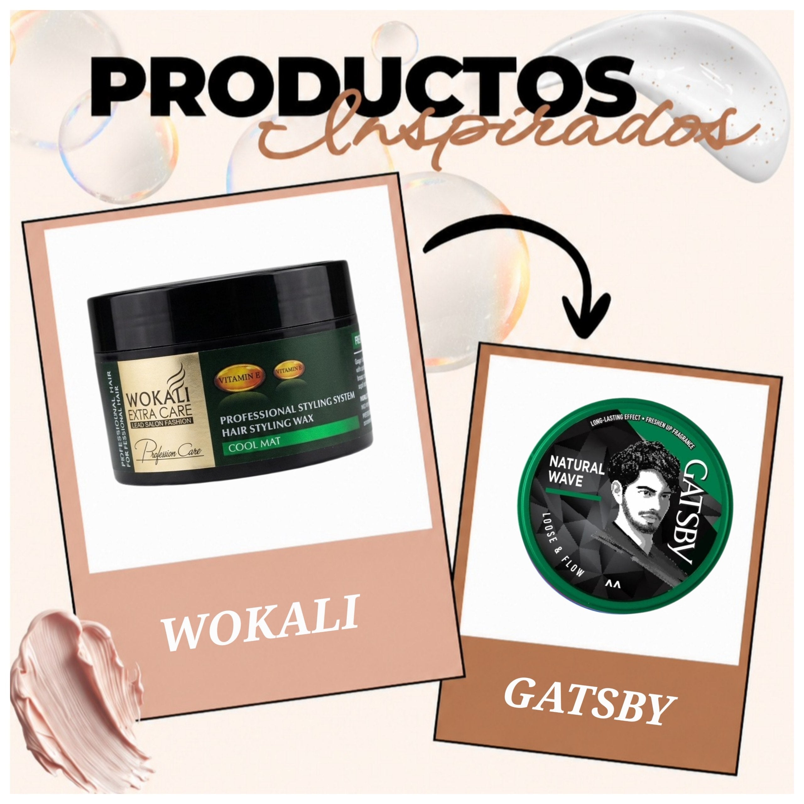 CERA PARA EL CABELLO DE FIJACION FUERTE Y ACABADO MATE COOL MAT WOKALI 150G
