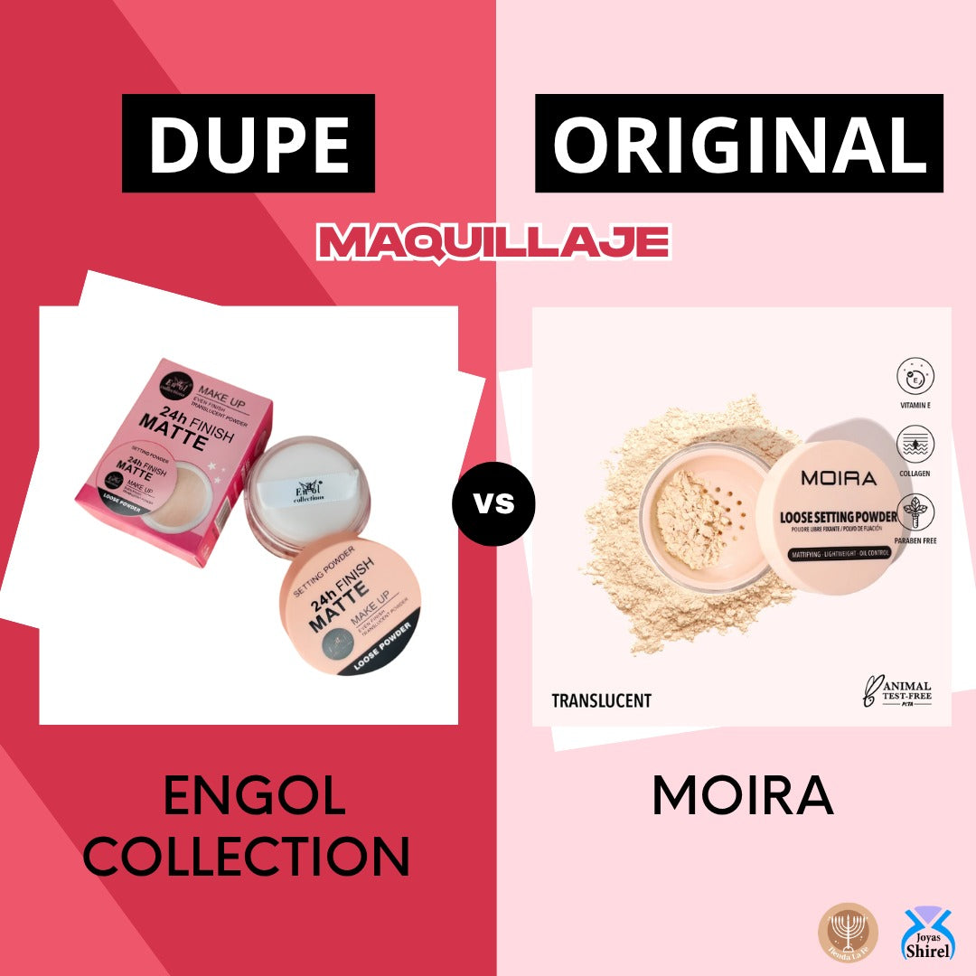 POLVO SUELTO TRANSLUCIDO Y FIJADOR DE MAQUILLAJE ENGOL COLLECTIONS 4.1G (DUPE DE MOIRA)