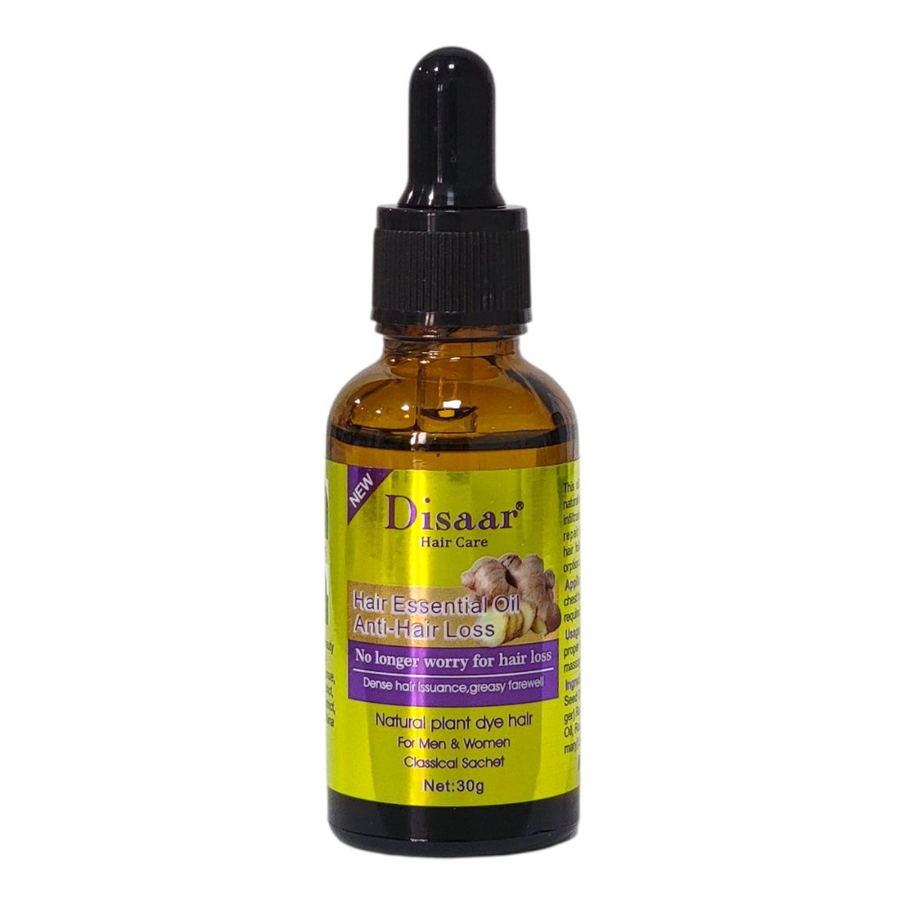ACEITE PARA EL CABELLO ANTICAIDA ESTIMULANTE DE CRECIMIENTO DISAAR 30G