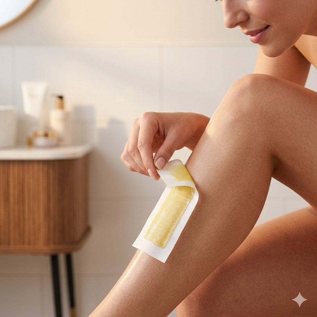 BANDAS DEPILATORIAS DE CERA FRIA CON EXTRACTO DE ALOE VERA Y VITAMINA E 20PCS DISAAR
