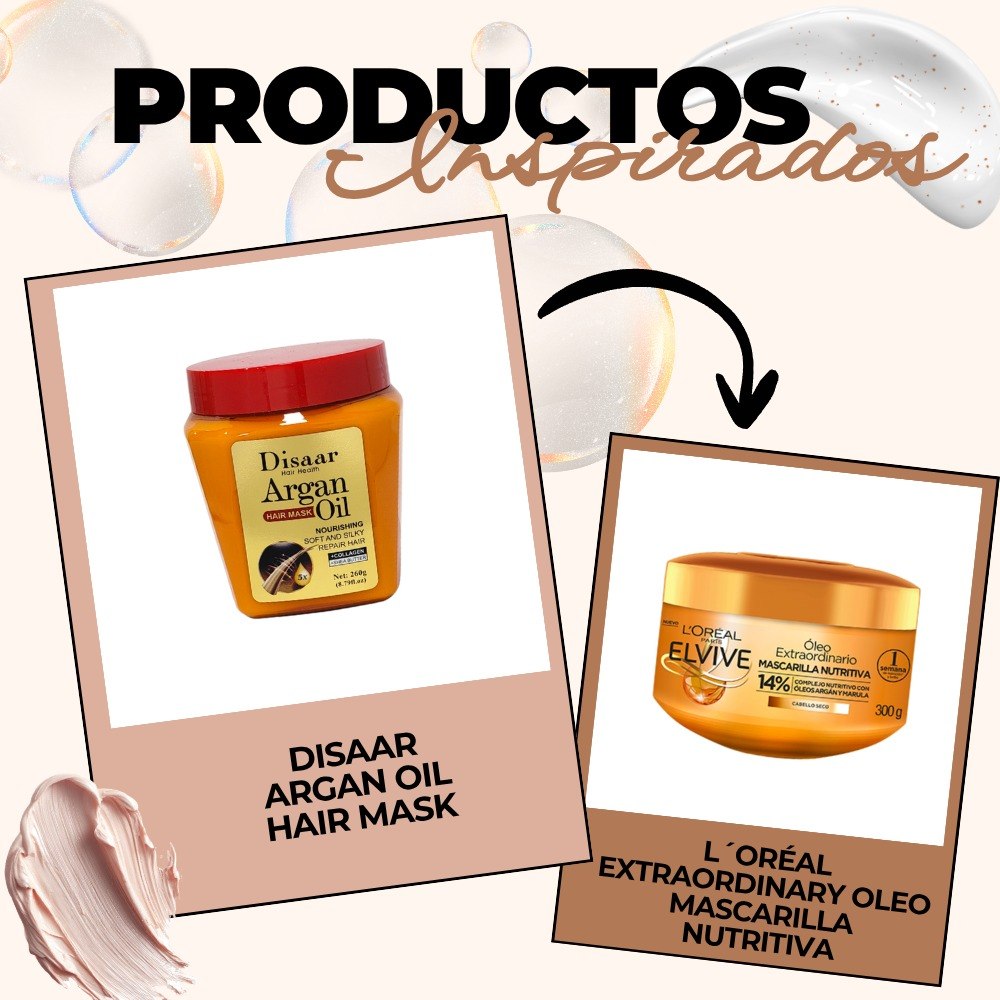 MASCARILLA PARA EL CABELLO INTENSIVA PARA CABELLO PROCESADO CON ACEITE DE ARGAN Y COLAGENO DISAAR 260G