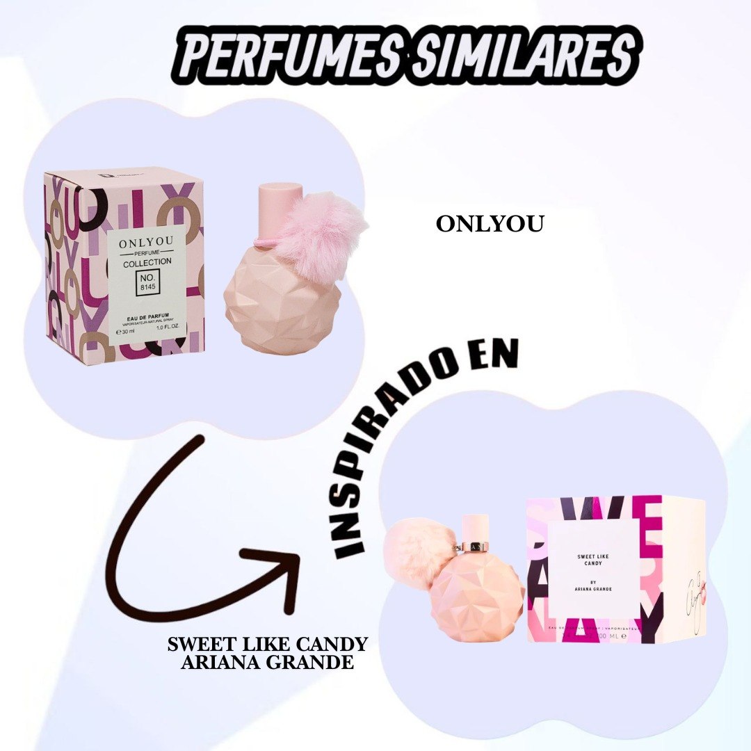 ONLYOU MINI PERFUME ECONOMICO EDP 30ML (M) (AROMA SIMILAR ARIANA GRANDE SWEET LIKE CANDY)