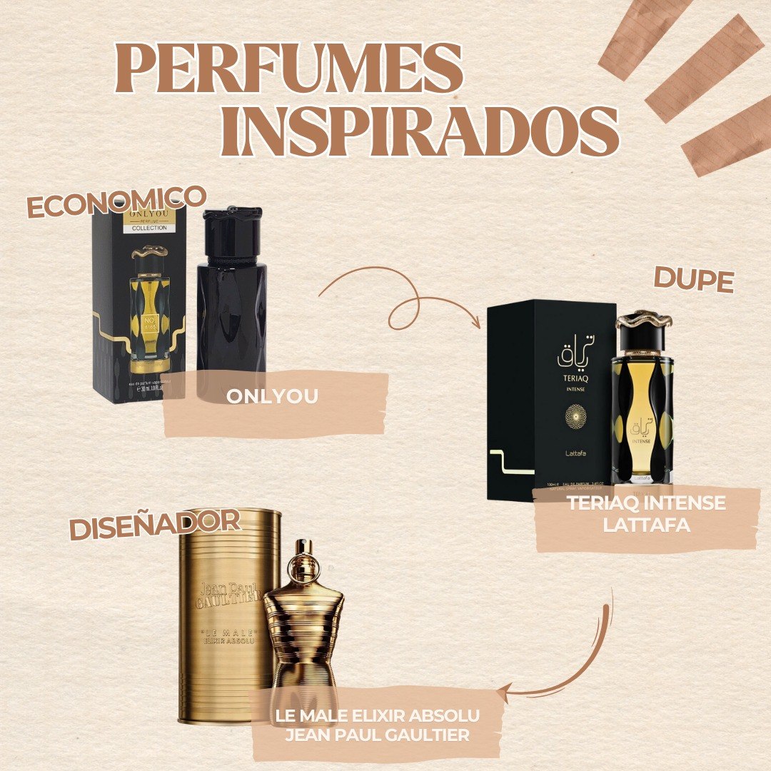 ONLYOU MINI PERFUME ECONOMICO ARABE 30ML (H) (AROMA SIMILAR LATTAFA TERIAQ INTENSE)